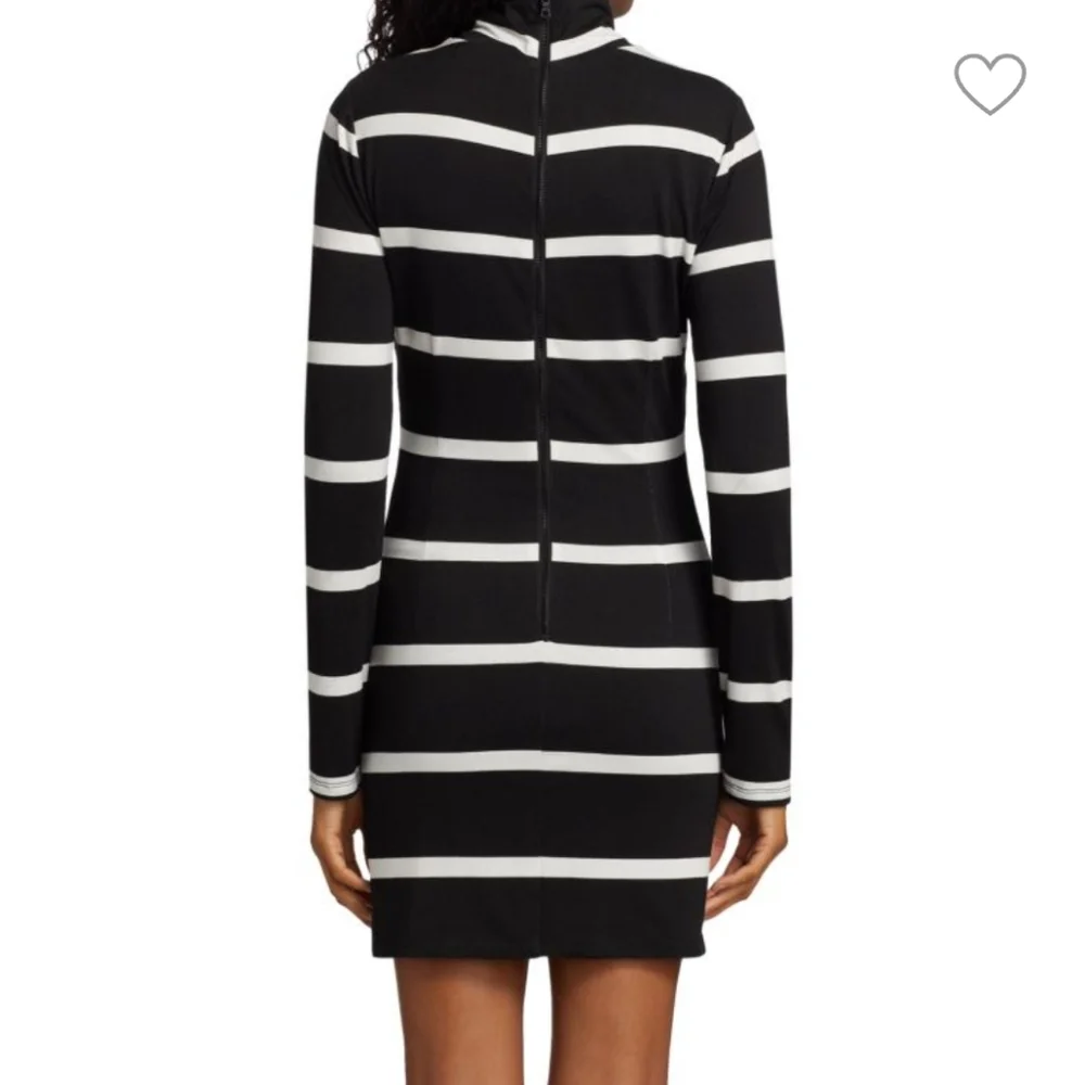 Alice + Olivia Delora Mock Neck Mini Dress, Size XS - Picture 5 of 10